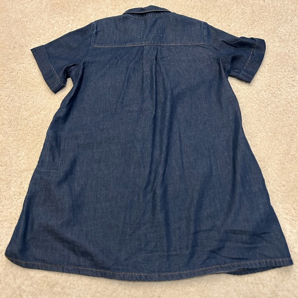Pilcro Denim Short-Sleeve Dress with Pockets in Size L - NWOT - Picture 2 of 7